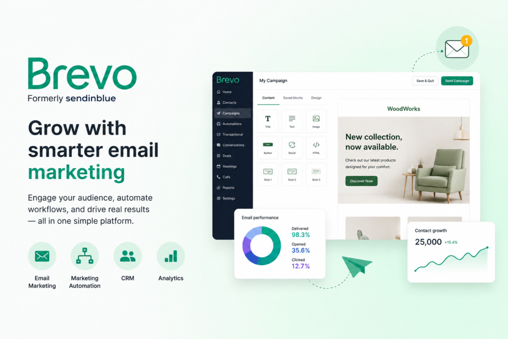 Brevo Review 2026: Features, Pros & Cons (Is It Worth It?)