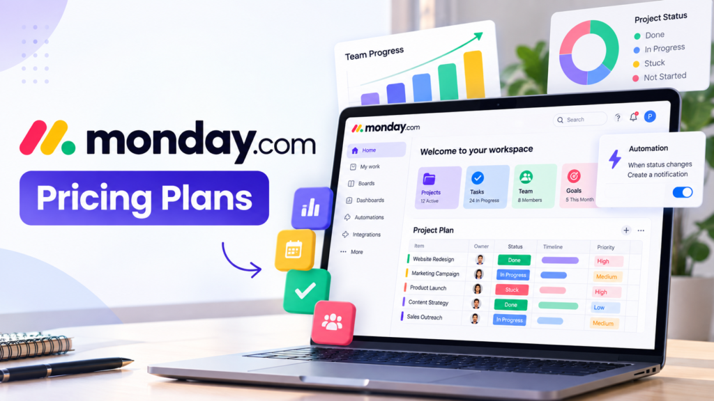 monday.com Pricing 2026: Plans, Features & Costs Explained